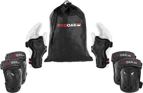 REDOAK Protectores con Rodilleras, Coderas y Muñequeras
