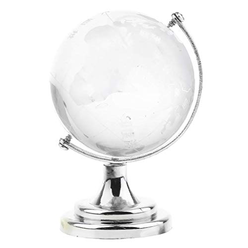 Preisvergleich Produktbild Backbayia Kristallkugeln Weltkugel Zubehör Schule Glas Handwerk Dekoration Weihnachtsgeschenk