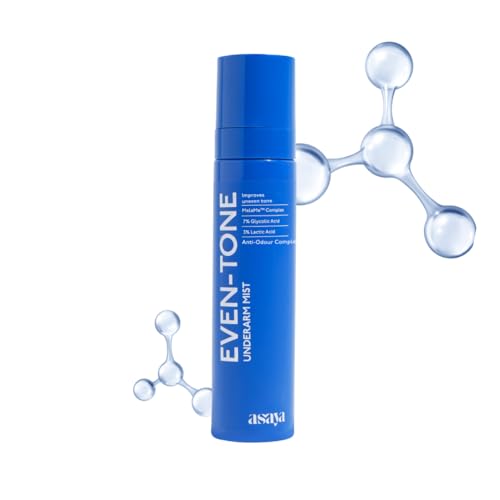 Asaya Even Tone Mist for Underarms | 7% Glycolic Acid + 3% Lactic Acid & MelaMe™ | Helps Improve...