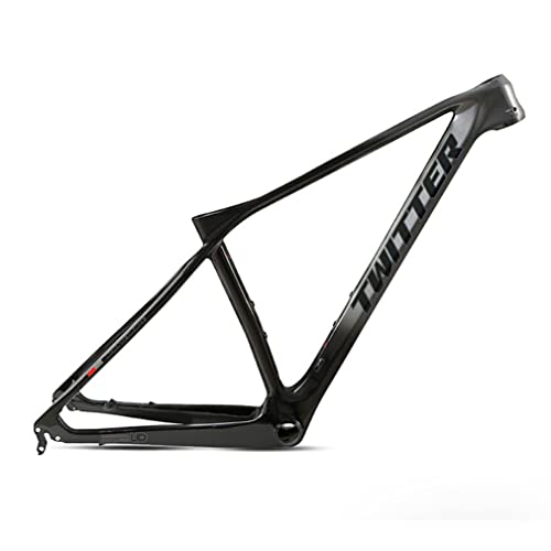 HIMALO Carbon Bike Frame 27.5er 29er Mountain Bike Frame 15''/17''/19'' Disc Brake Hardtail Frame QR 135mm Internal Routing XC AM(Dark Grey,15'')
