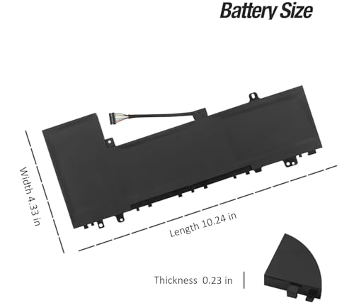 Image of L23B3PK1 L23M3PK1 Laptop Battery for Lenovo IdeaPad Slim 5-14Q8X9 5-14IMH9 5-14AHP9 5-14IRU9 5-15IRU9 5-15IRH9 5-16IMH9 5-16AHP9 Series Laptop Battery L23D3PK1 L23X3PK1 57Wh