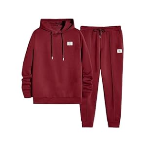 JMIERR Men’s 2 Piece Outfits Hoodie Sweatshirt Tracksuit & Joggers Sweatpants Sweatsuit Set