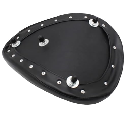 Asiento de cuero para motocicleta negro ideal para rutas en Bobber 7