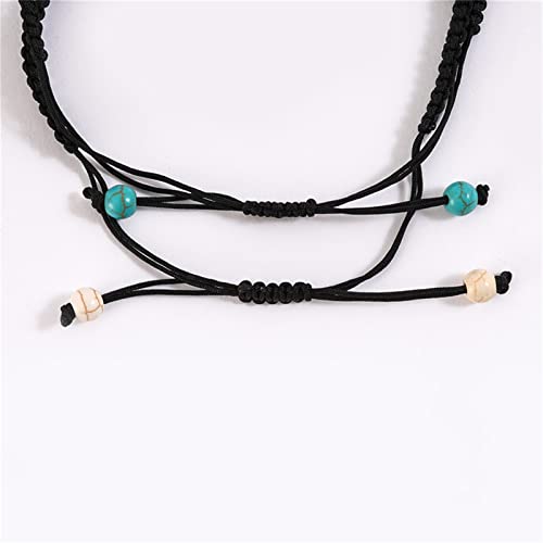 Pulsera de piedras naturales con tortuga marina 8mm miniatura 7