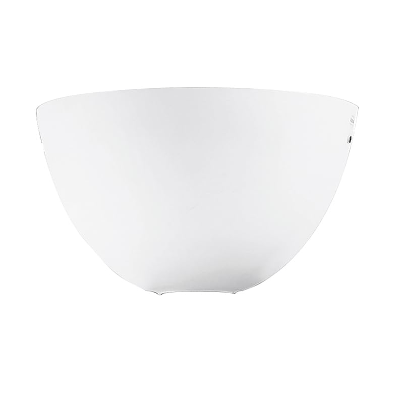 Applique Kawa 36cm RossiNi en verre blanc d'exception et métal pour intérieur prestigieux