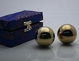 #3 Golden Chinese Healthy Exercise Massage Metal Balls