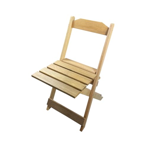 Cadeira Dobrável Para Bar Madeira Maciça Natural