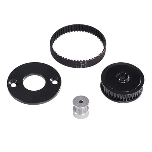 Compatible With Tamiya For TT02 For TT-02 1/10 RC J[AbvO[hp[c mCYxghCu 16T 40T gX~bVMAVXeɑΉ p[c RCJ[(Black)