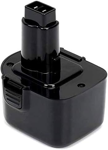 12V 2.0Ah DW9072 Battery for Dewalt DW9071 DC9071 DW980 DW953 DW972 DC727 DW930 DW979 DW927 DC528 DW904, REEXBON 12 Volt 2.0Ah / 2000mAh NiCd Replacement Battery