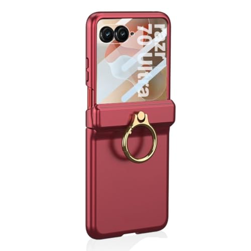 Coque pour Motorola Razr 70 Ultra anti-rayures avec support et verre trempé