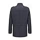 Allthemen Herren Wolle Wintermantel mit Stehkragen Wollmantel Kurze Gefütterte Winterjacke für Männer Grau 3XL