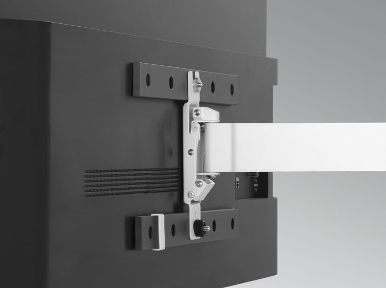 One For All voll schwenkbare OLED-TV-Wandhalterung – Bildschirmgröße 32 bis 77 Zoll – 180° -Drehung und 20° Neigung – Für alle TV-Typen – Max. Gewicht: 40 kg – Max VESA 400x400 – Schwarz-weiß – WM6453 – Bild 6