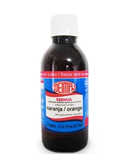 Deiman Aromatizante artificial para alimentos naranja E (4 onzas líquidas)