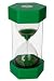 Playlearn Sand timer hour glass for kids, teachers, therapists, classroom, office desk, kitchen, decoration, sensory room. 1 minute hourglass timer. Green. Large size