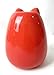 Ceramic Dust Bath Large Size (Pomgrante Red) Inside Space Approx: 9 in Tall/ 7 in Wide Base/ 6+ in deep Base