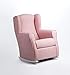 Sillón lactancia mecedora para dar el pecho, tamaño reducido (96 * 74 * 77 cm) Color rosa