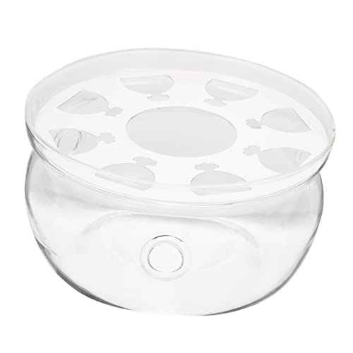 OUNONA 1Pc Teapot Warmer Base Practical Tea Warmer for Keeping Tea Milk and Beverages Warm White