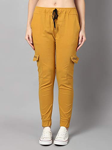 Image of dockstreetWomen Lowers Bz17mustard dckpcktprnttokko XLmustard dockstreet Pocket Design XL