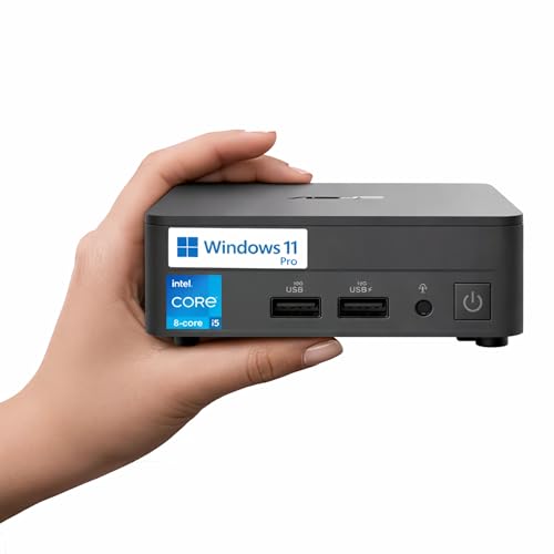 ASUS NUC 13 Pro Mini Desktop Computer New Tall Version AI PC for Business&Home Latest 13th Gen Intel Core i5-13420H 16GB RAM 512GB PCIe SSD 2X HDMI + 2X Thunderbolt Wi-Fi 6E RJ-45 Windows 11