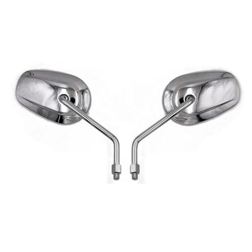 Espejos retrovisores de motocicleta cromados para Suzuki Marauder y Boulevard M109R C50 M90