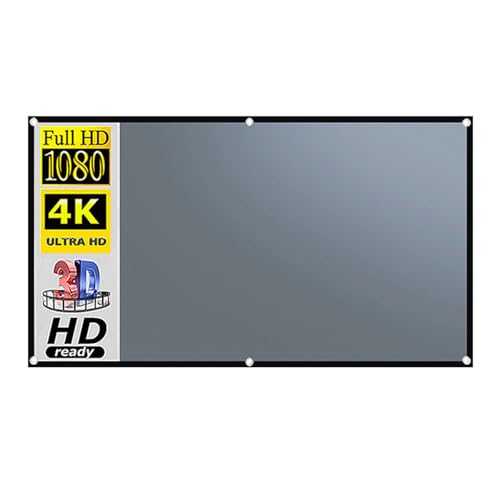 Pantalla de proyección metálica portátil anti luz para cine