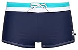 Bugatti® - Herren Badehose/Badepants , Large (Herstellergröße: 6), Marine/Türkis