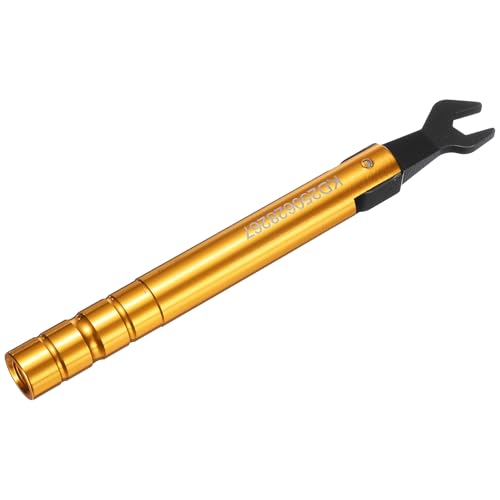 HARFINGTON Llave dinamométrica para apertura de conector RF de 8 mm, 0.9 a 13.5 pulgadas (0.1-1.5 Nm), convertidor de acero de aleación portátil para profesionales de la industria, amarillo