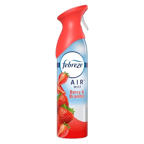 Image of Febreze Air Mist Air Freshener Spray, Odor-Fighting Room Spray, Air Fresheners for Home and Bathroom and Kitchen, Aerosol Can, Berry & Bramble Scent, 8.8oz, 1 Count