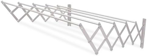 Amig – Séchoir Mural Extensible - Dimensions : 110x14x3 cm - Surf...