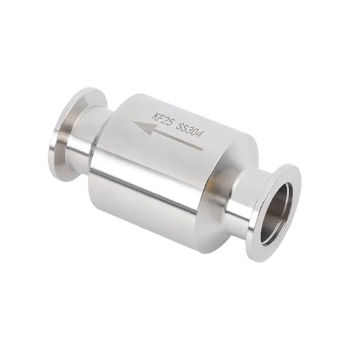Clapet anti-retour anti-reflux pour pompe à vide KF50 acier 304