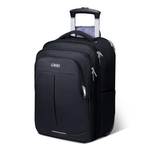 Lekespring Waterproof Rolling Backpack
