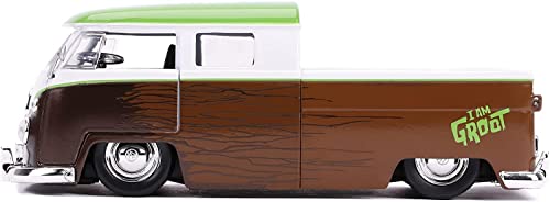 Jada Toys Marvel Guardians of The Galaxy Groot y Volkswagen Bus 1963 1:24 miniatura 3