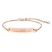 VNOX Customize Friendship Bridesmaid Jewelry-Set for 2/3/4/5 Stainless Steel Coordinates Thin Bar Bracelet