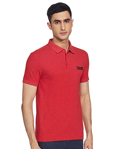 Image of Levi's Men's Solid Polo Collar Slim Fit T-Shirt