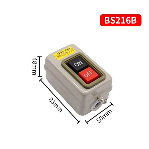 Bouton de commande puissance BS216B triphasé moteur 2.2KW interrupteur à pression - 2