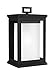 Feiss OL12901TXB Roscoe StoneStrong Marine Grade Outdoor Patio Lighting Wall Lantern, 1-Light, 75 Watt, Black