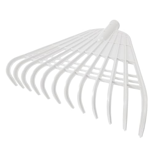 MERRYHAPY Rastrello Da Giardino Denti Utensile Per Pulizia Foglie e Strumento Da Giardinaggio Per Manutenzione Spazi Verdi e