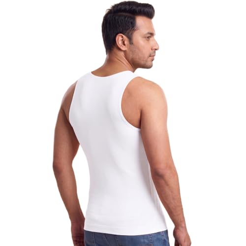 Image of dermawear Men Zenrik Everyday Mild Compression Shapewear Vest for Chest and Abdomen