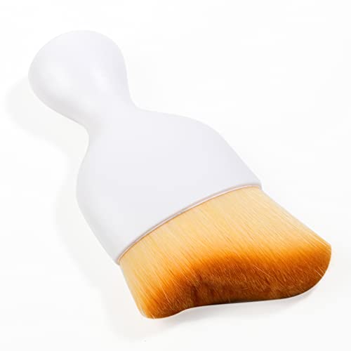 Image of AOCISKA Car Interior Detailing Brush,Soft Bristle Cleaning Brush Car Detailing Brush Dusting Brush,Car Interior Cleaning Tool,Auto Detail Brush Car Dash Duster Brush (White with Cap)