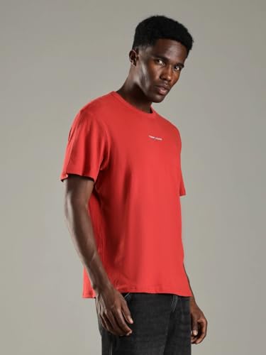 Image of Solid Relaxed Fit Cotton T-Shirt