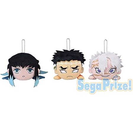Amazon 鬼滅の刃 エクストラ寝そべりぬいぐるみvol 5 全3種セット おもちゃ おもちゃ