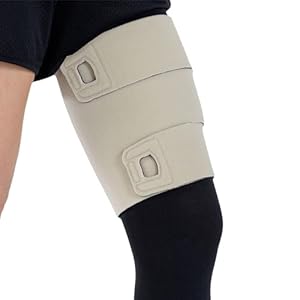 SiennaWrap Compression Thigh Wrap – Designed by a Lymphedema & Lipedema Therapist – Made in USA – Includes Free Liner