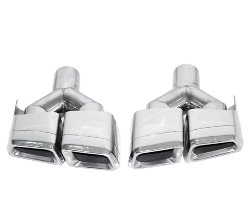 Tuyau d'échappement quatre sorties en acier premium pour look sportif Benz S W218