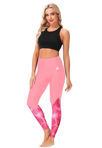 Image of AOBUTE Women Swim Pants UPF 50+ Rash Guard Pants High Waisted Swimming Leggings