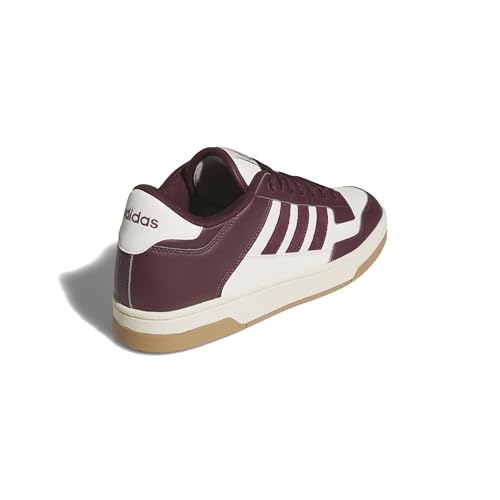 adidas Unisex Rapid Court Low Shoes, FTWR White/Maroon/GUM4, 42 EU – Ansicht 6