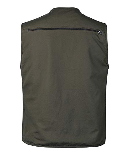 Men's Casual Gilet Outwear Summer Fishing Vest Work Cotton Vest Fish Photo Cargo Travel Vest3