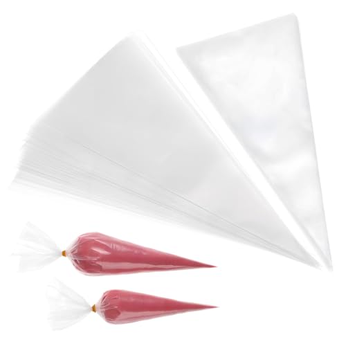 HEALEEP 200pcs Piping Bags Cake Decorating and Cookie Decorating Bags for Desserts Smooth Squeezing Easy Handling Various for Baking Enthusiasts and Bakeries