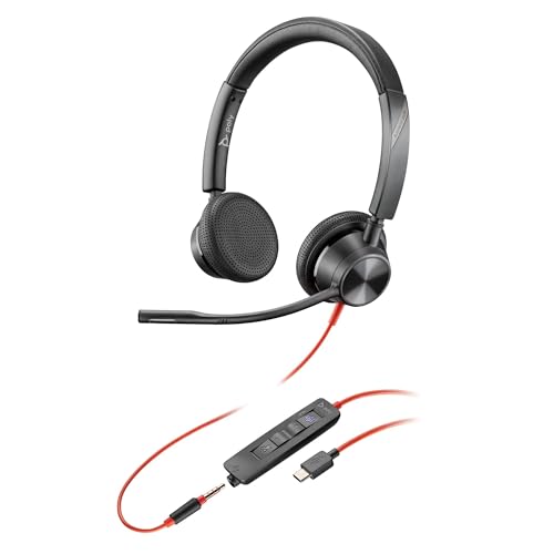 Poly (Plantronics) Blackwire 3325 Teams Certified USB-C Headset, ...