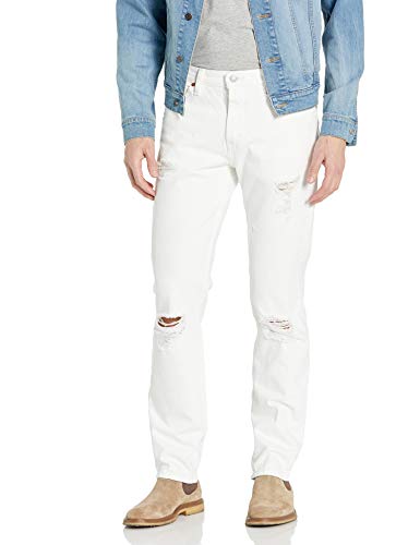 Image of Levi's Men's 511 Slim Fit Jean Pants, -Marshmallow burn out - Destructed - Stretch, 28W x 32L