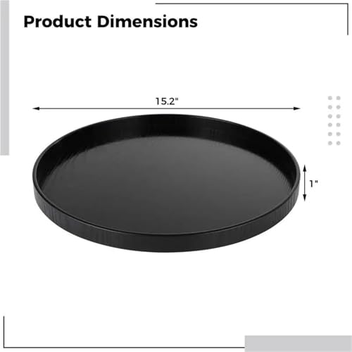 Bandeja de servir – Bandeja de madera antideslizante para té, alimentos y comidas, perfecta para fiestas y reuniones